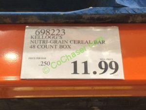 Costco-698223-Kelloggs-Nutri-Grain-Cereal-Bar-tag