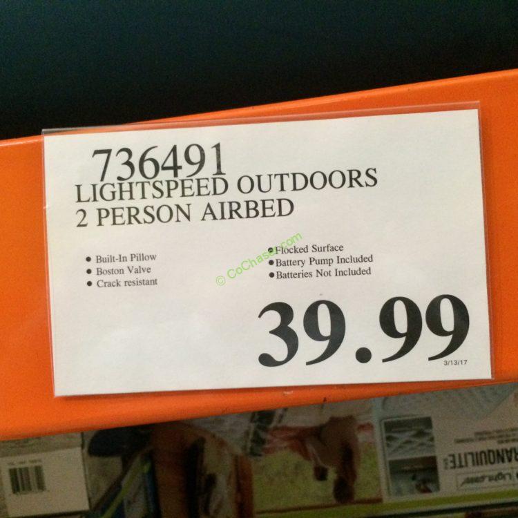csotco-736491-lightspeed-2-person-airbed-tag