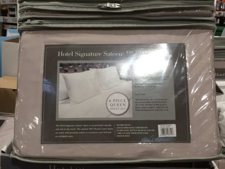 Costco1000800HotelSignatureSateenQueenSheetSet CostcoChaser