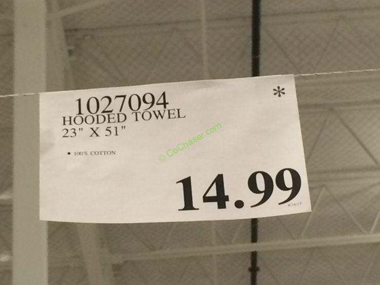 Hooded Towel 23” x 51” CostcoChaser