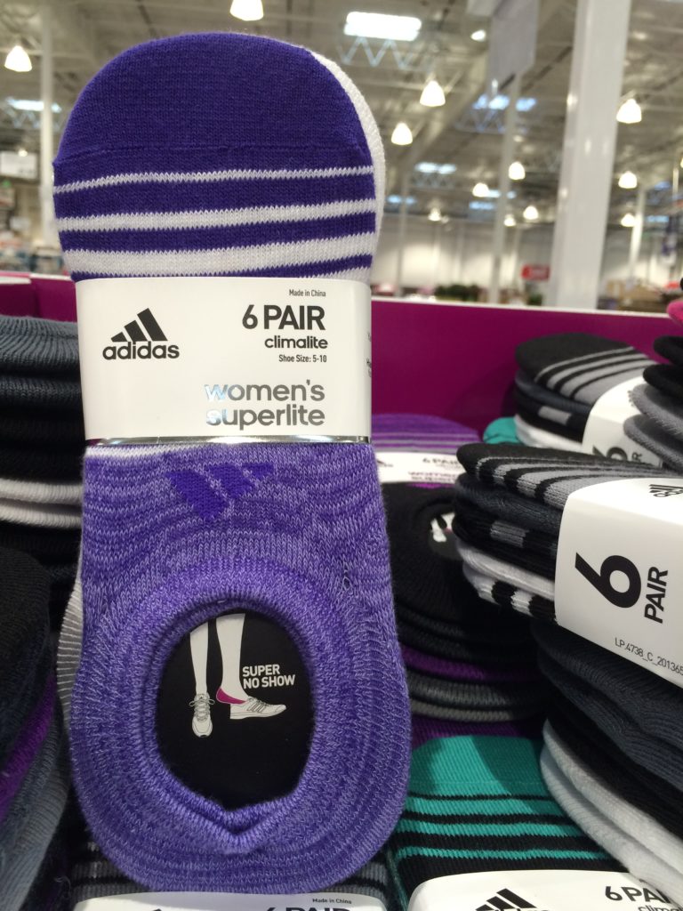 Costco1033664AdidasLadiesClimaliteSuperliteNoshowSock