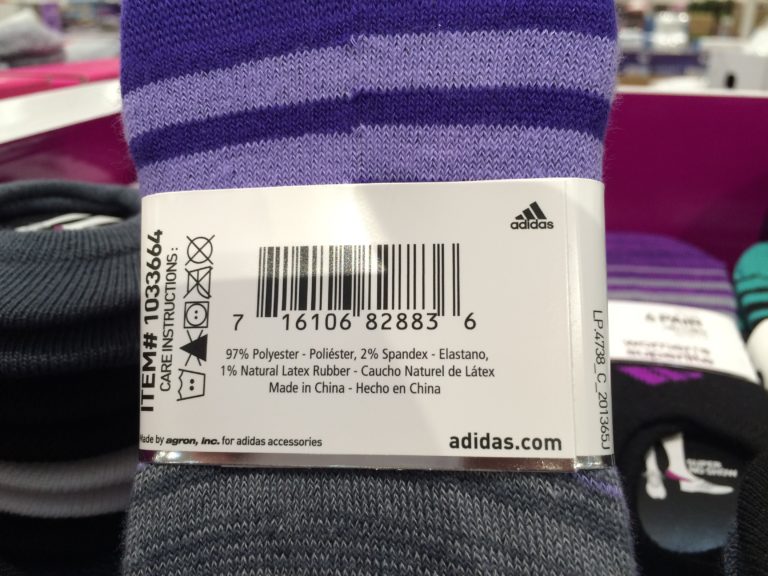 Costco1033664AdidasLadiesClimaliteSuperliteNoshowSockbar