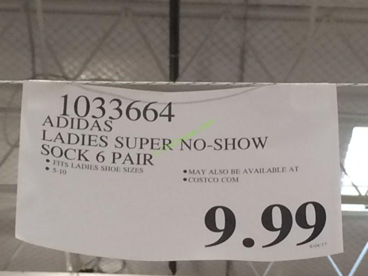 adidas no show socks costco