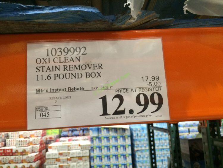 Costco1039992OXICleanStainRemovertag CostcoChaser