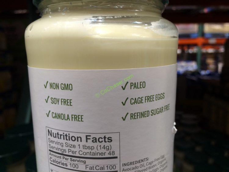 Costco1043469ChosenFoodsAvocadoOilMayonnaisepart CostcoChaser