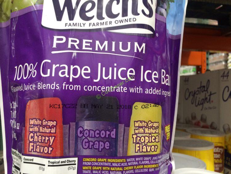 Costco1047961Welchs100GrapeJuiceIceBarsname CostcoChaser