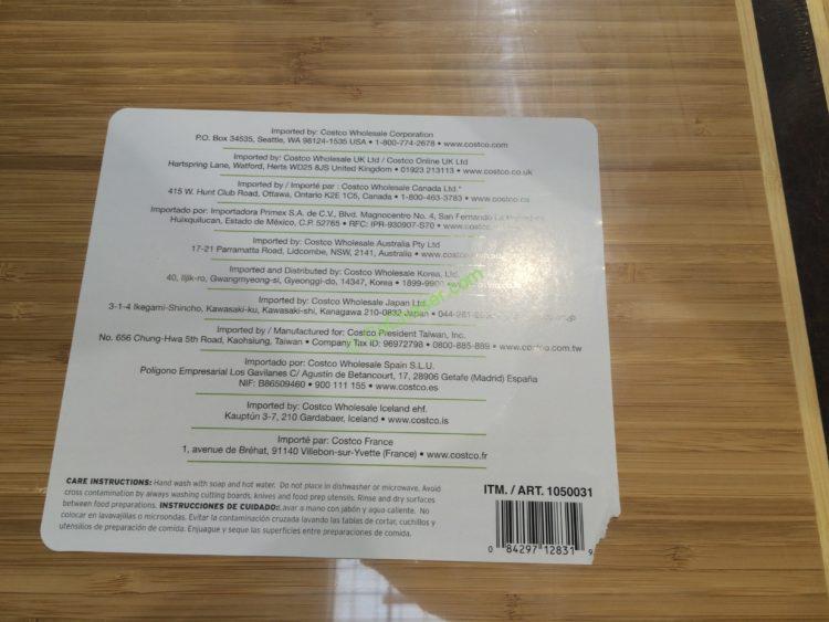 DEXAS 2PC Bamboo Cutting Boards CostcoChaser