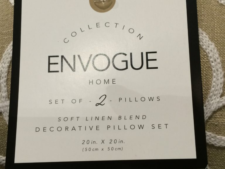 Envogue Home Decorative Pillow 2 Pack CostcoChaser