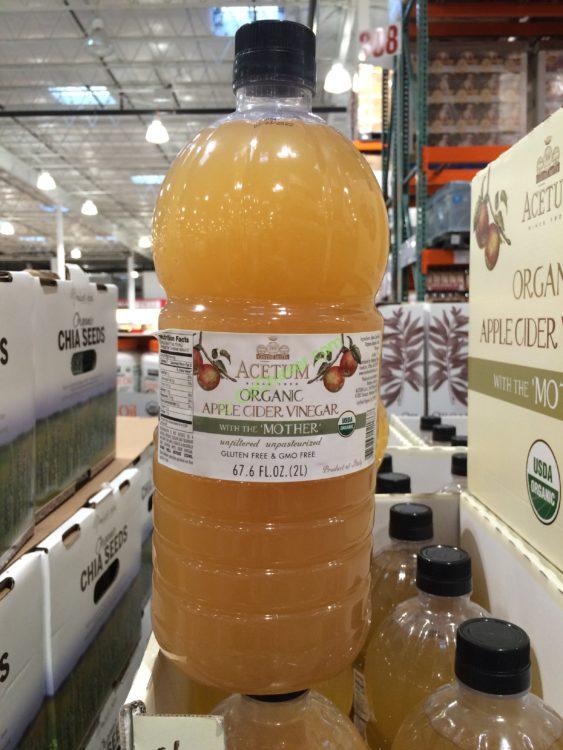 Acetum Organic Apple Vinegar with Mother 2 Liter Bottle