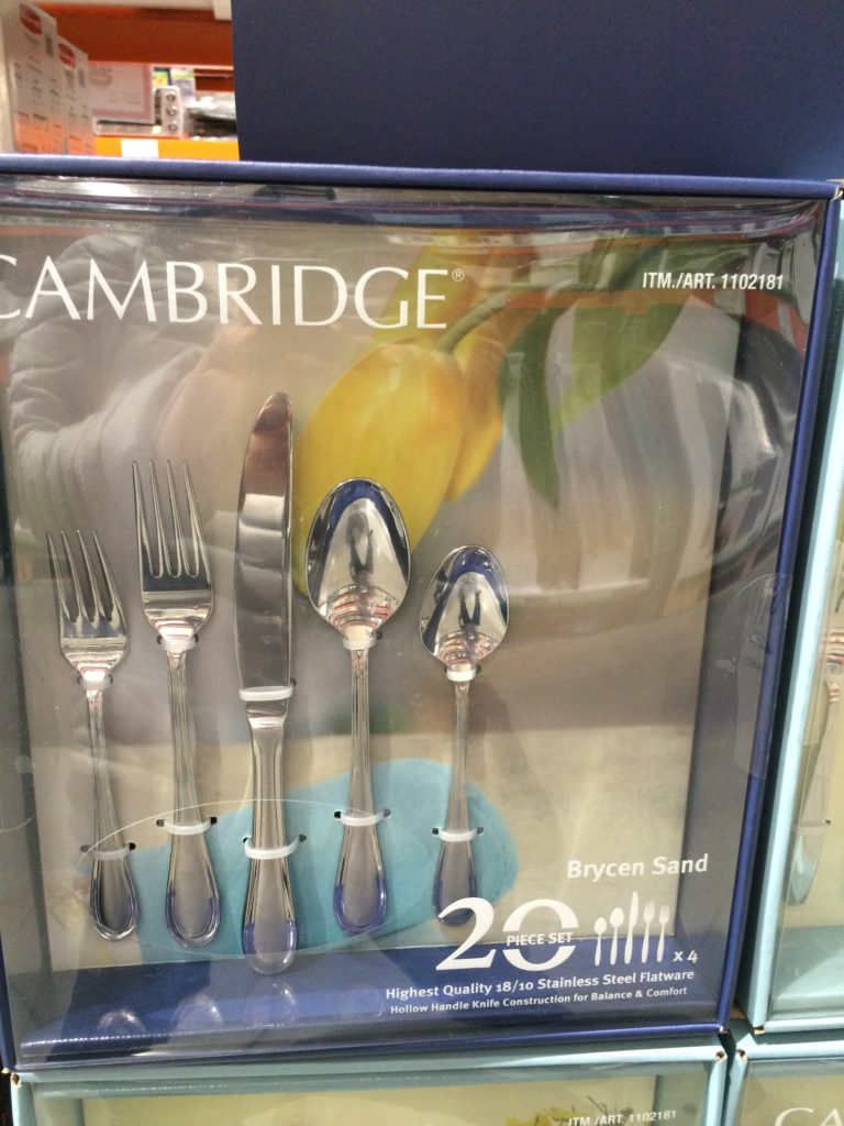 Costco1102181CambridgeStainlessSteel20PieceFlatwareSet1