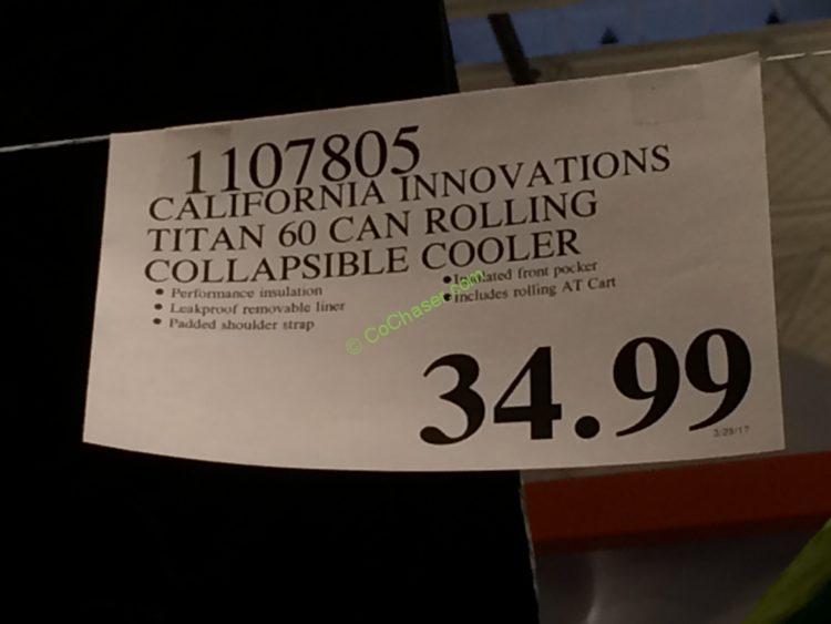 Costco1107805CaliforniaInnovationsTitan60CanRollingCollapsible