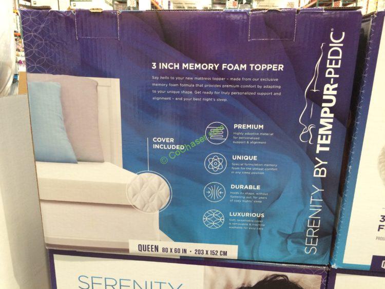 costco temper pedic mattress cal king