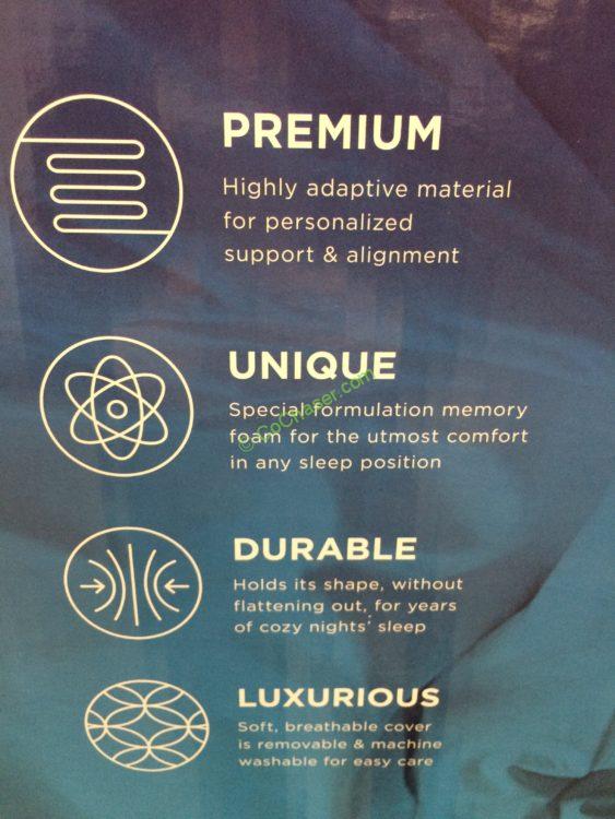 Serenity by TempurPedic Memory Foam Mattress Topper Queen CostcoChaser