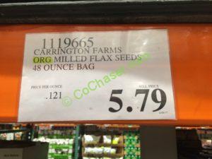 Costco-1119665-Carrington-Farms-Organic-Milled-Flax-Seeds-tag