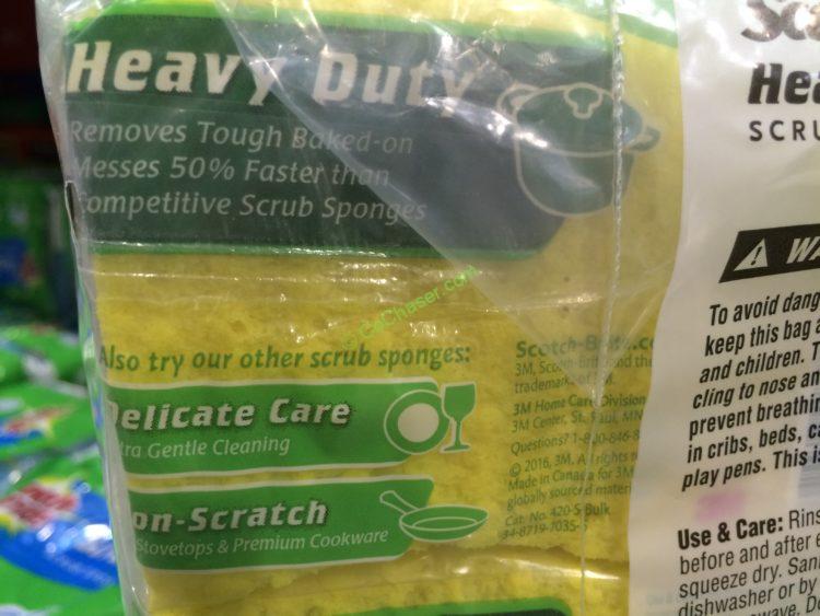Costco1121472ScotchBriteHeavyDutySpongespec CostcoChaser