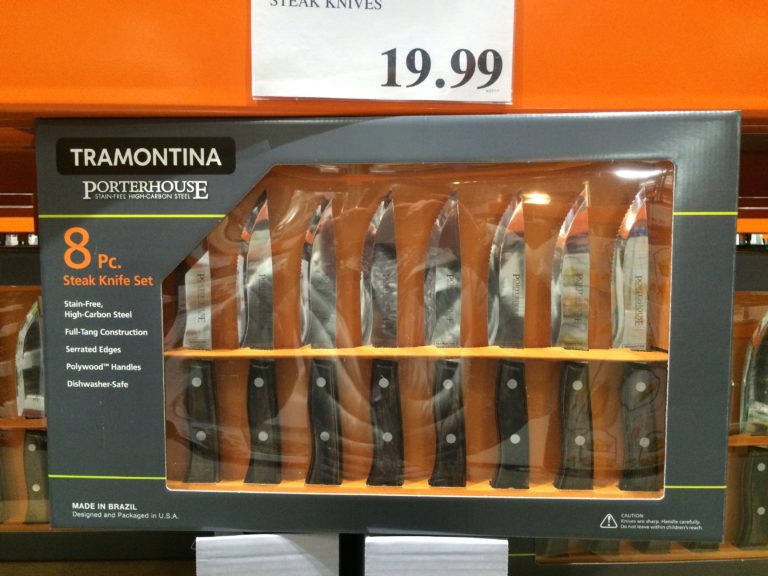 Tramontina 8 PACK Porterhouse Steak Knives CostcoChaser