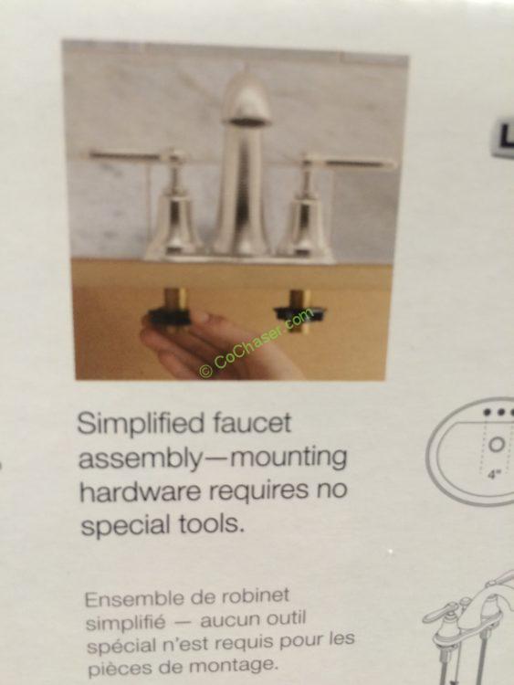 Kohler Bellwood Centerset Bathroom Faucet Brushed Nickel CostcoChaser