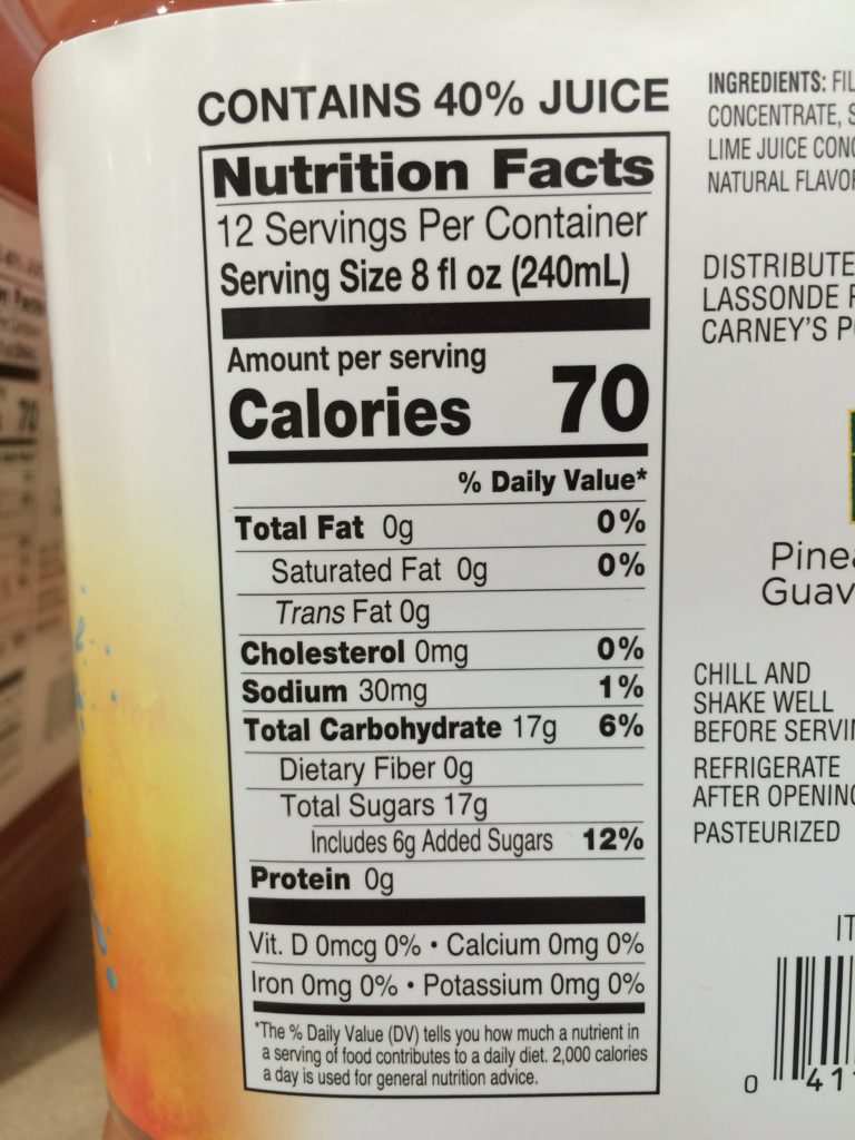 Costco1146576GrownRightPineappleOrangeGuavaAguaFrescachart