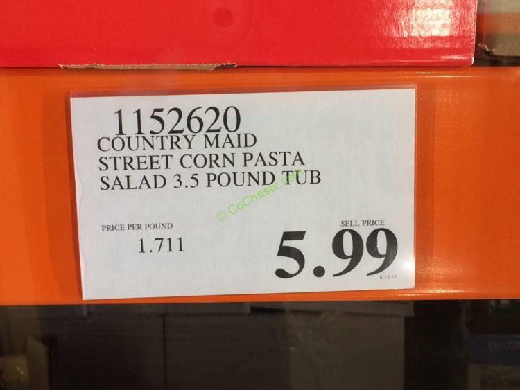 Costco-1152620-Country-Maid-Street-Corn-Pasta-Salad-tag