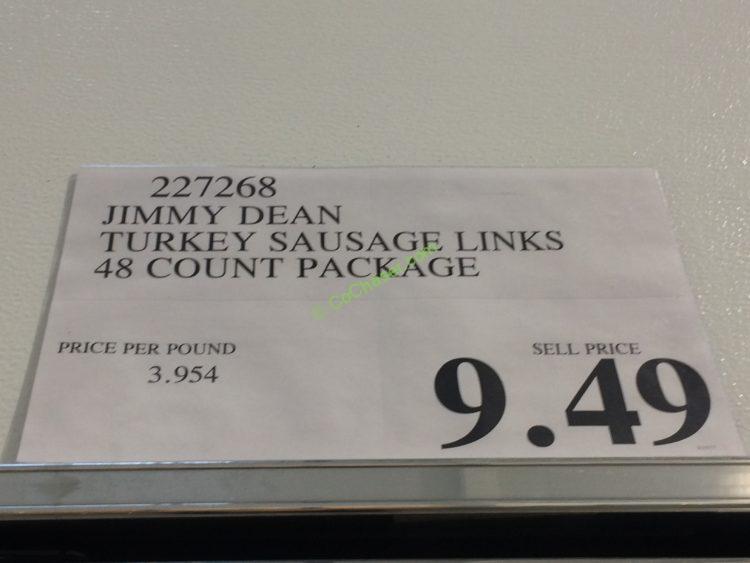 Costco-227268-Jimmy-Dean-Turkey-Sausage-Links-tag