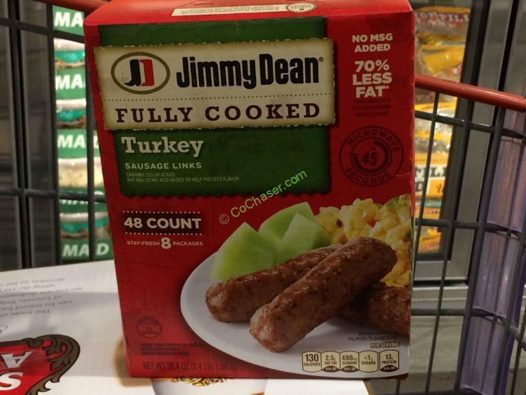 Jimmy Dean Turkey Sausage Links 48 Count Package
