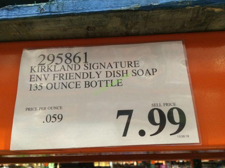 Costco295861KirklandSignatureEN FriendlyDishSoaptag CostcoChaser