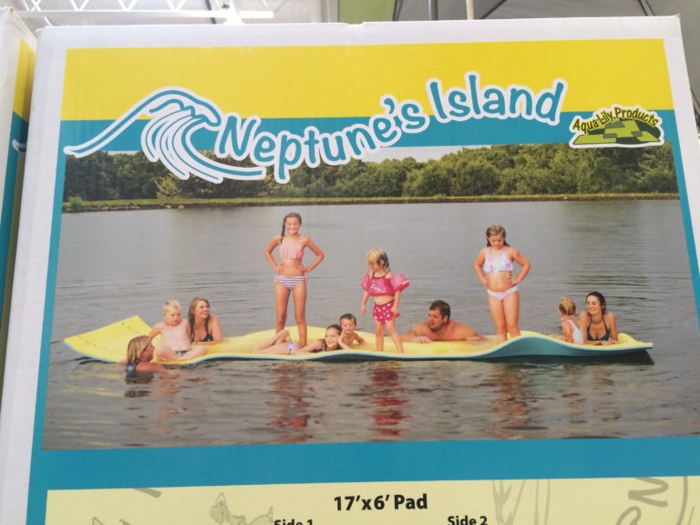 Aqua Lily Neptune’s Island Water Mat CostcoChaser