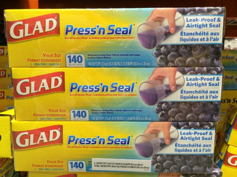 Glad Press’N Seal 3/140 SQ FT Rolls CostcoChaser