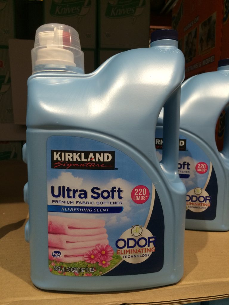 Kirkland Signature Liquid Fabric Softener 220 Loads / 187 Ounces