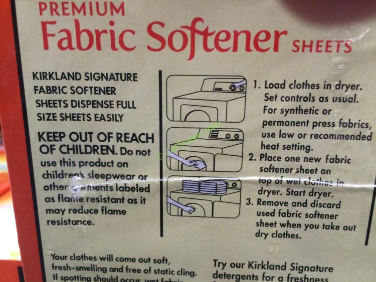 Costco561851KirklandSignatureFabricSoftenerSheetsuse CostcoChaser