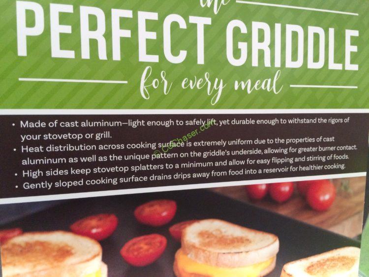 Nordic Ware Double Burner Griddle with Backsplash CostcoChaser