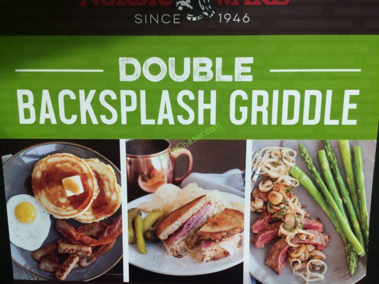 Nordic Ware Double Burner Griddle with Backsplash CostcoChaser