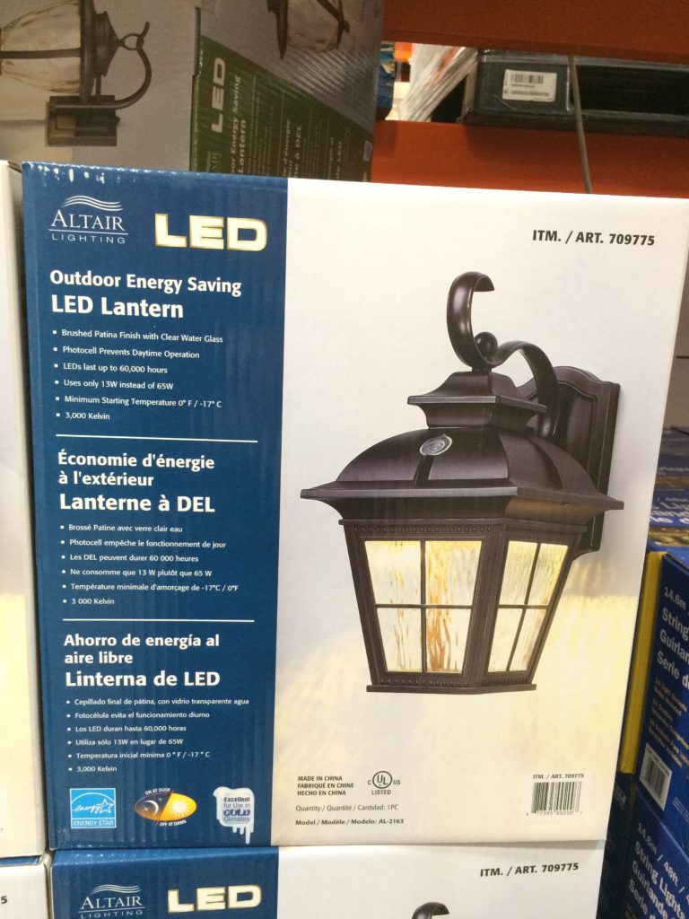 Costco709775AltairOutdoorSavingLE Lanternbox CostcoChaser