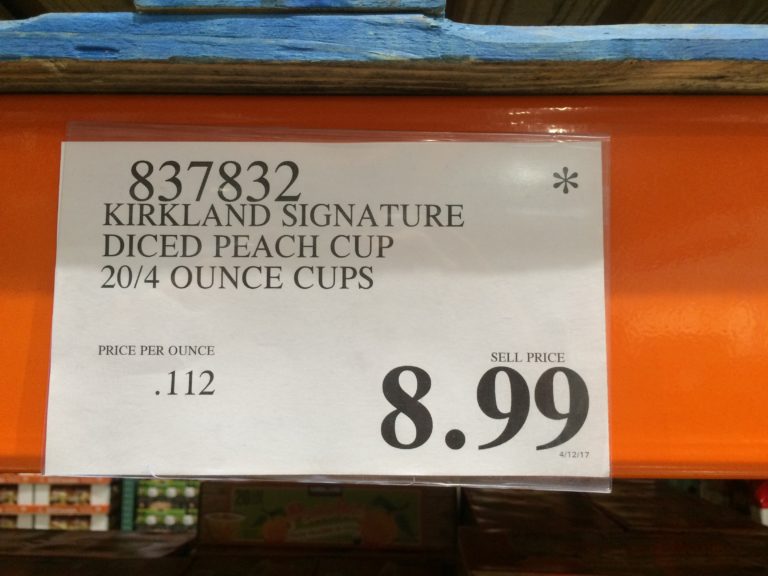 Costco837832KirklandSignatureDicedPeachCupstag CostcoChaser
