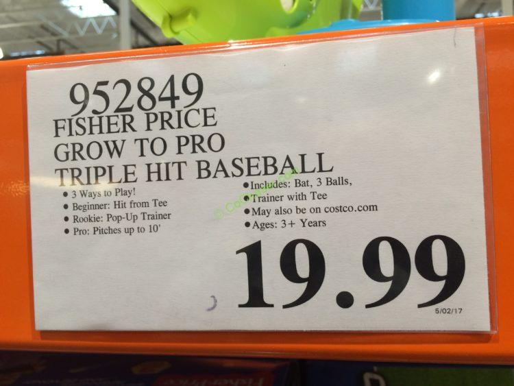 Costco952849FisherPriceGrowtoProTripleHitBaseballSettag