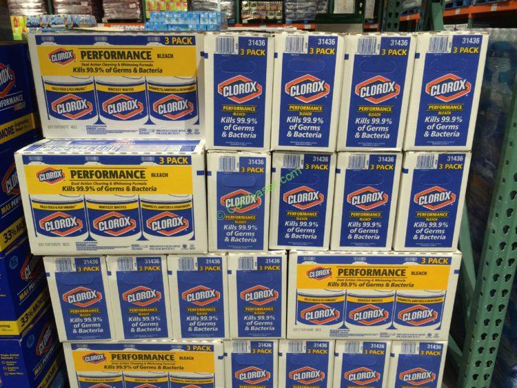 Clorox Performance Bleach 3/121 Ounce Bottles CostcoChaser