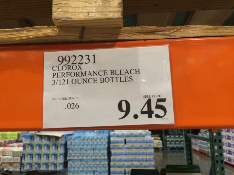 Clorox Performance Bleach 3/121 Ounce Bottles CostcoChaser