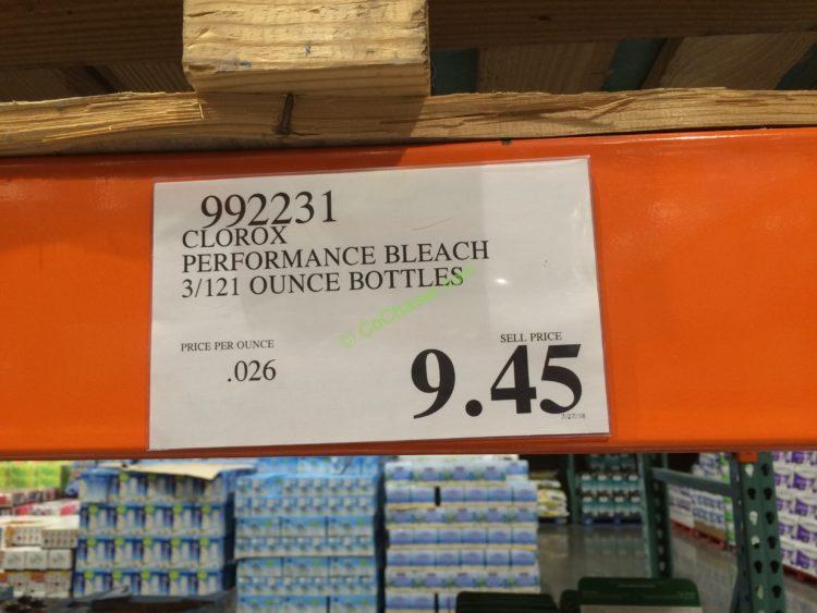 Clorox Performance Bleach 3/121 Ounce Bottles CostcoChaser