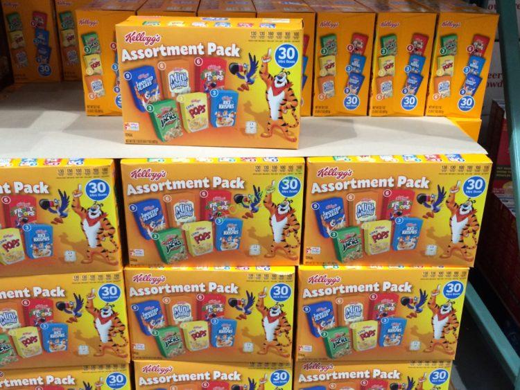 Kellogg’s Variety Pack Cereal 30 Count Box CostcoChaser