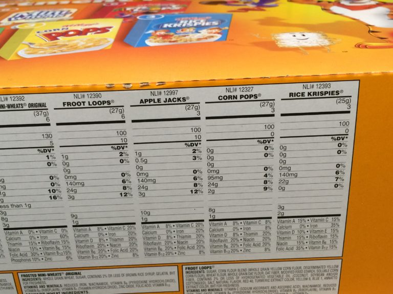 Kellogg’s Variety Pack Cereal 30 Count Box CostcoChaser