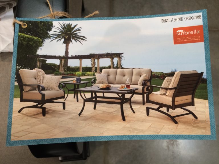 sunvilla hamilton 5 piece deep seating set