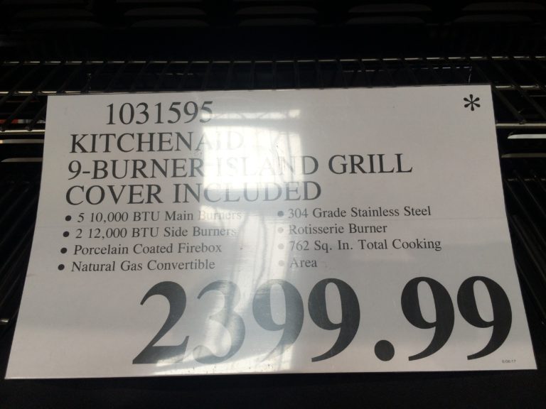 Costco1031595KitchenAid9burnerIslandGrillCoverIncludedtag