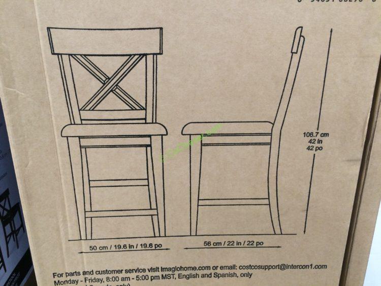 Costco1041199IMAGIOHomeFurniture9PCCounterHeight DinningSet