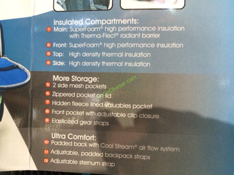 Costco1056098California InnovationsUltra24CanBackpackCoolerspec