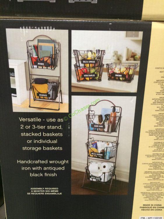 Costco1103109MesaDelawareFloorStanding3TierBasketsuse