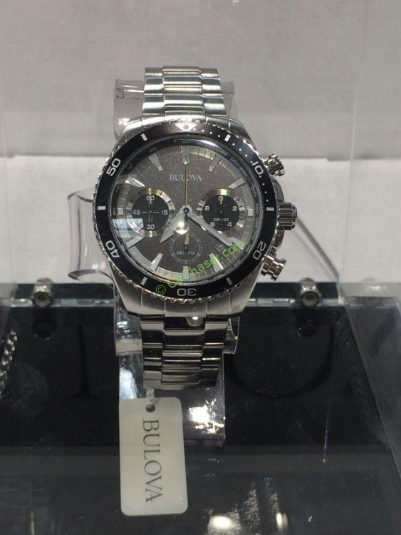 Bulova Stainless Steel Men's Chronograph Watch, Model #: 98B298