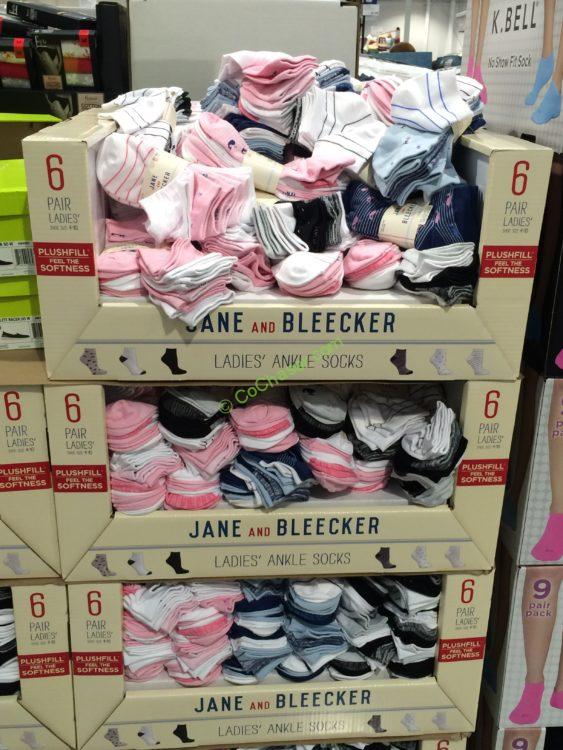 Jane and Bleecker Super Soft Anklet Sock 6 Pair