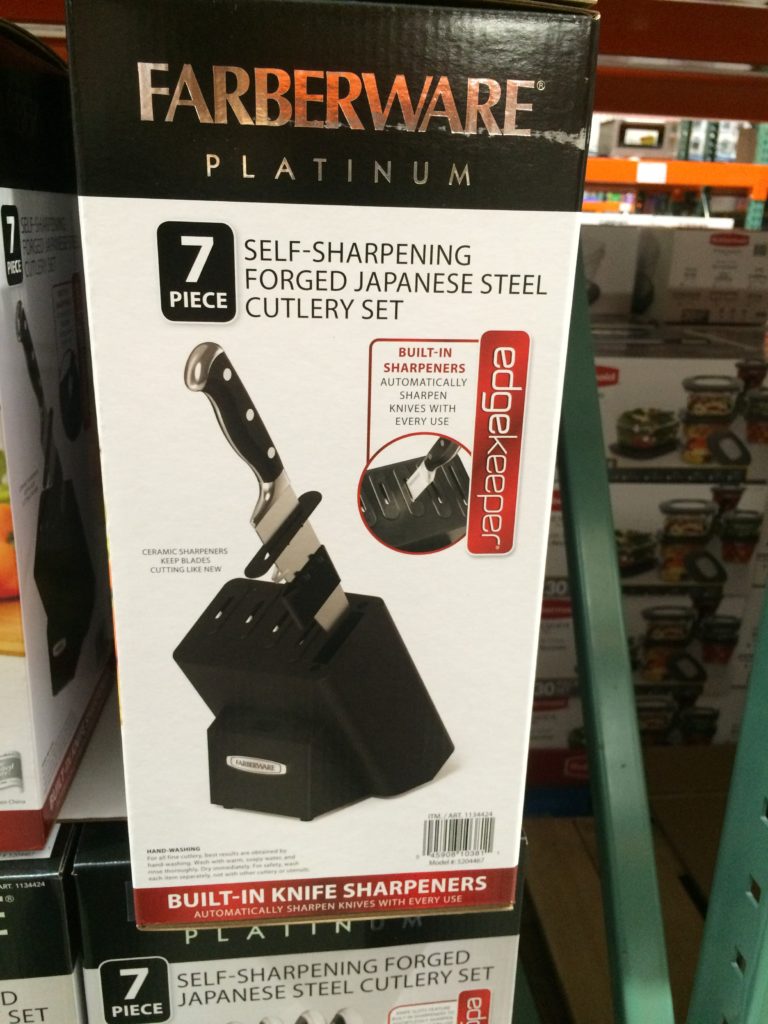 Costco1134424Farberware7PCSelfSharpeningKnifeBlockSetbox CostcoChaser