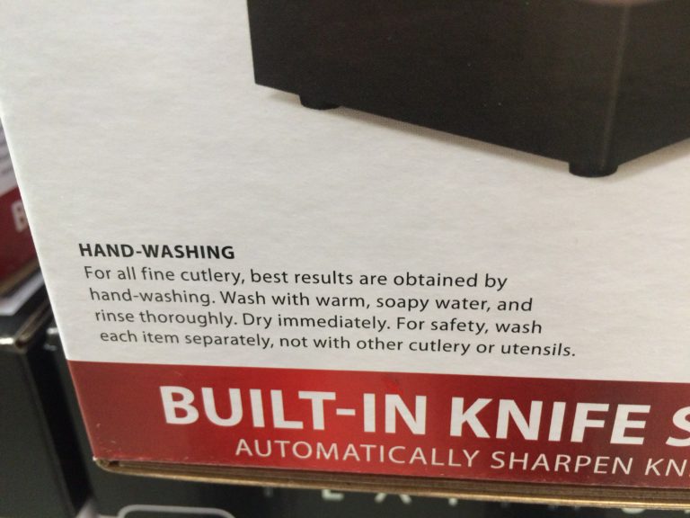 Costco1134424Farberware7PCSelfSharpeningKnifeBlockSetcare