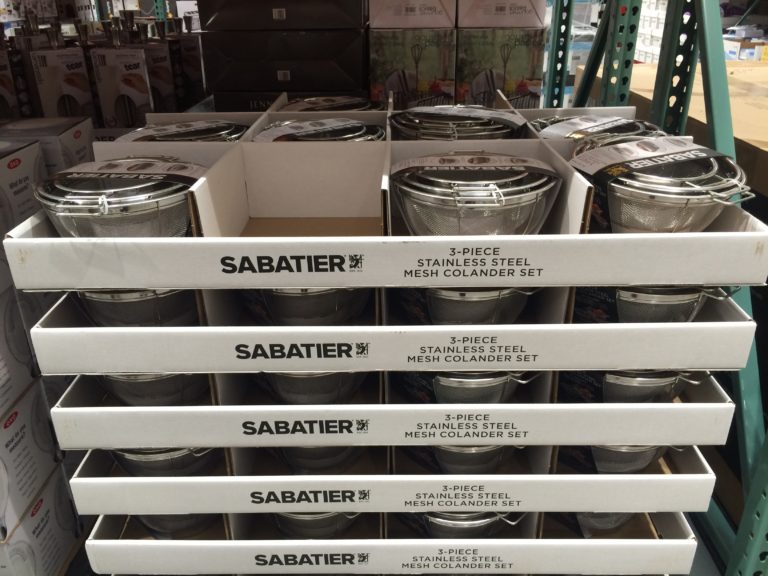 Costco1136438Sabatier3PKStainlessSteelMeshColandersall CostcoChaser